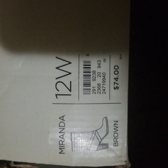 Brown Miranda Boots,Women's 12W - Picture 4 of 4